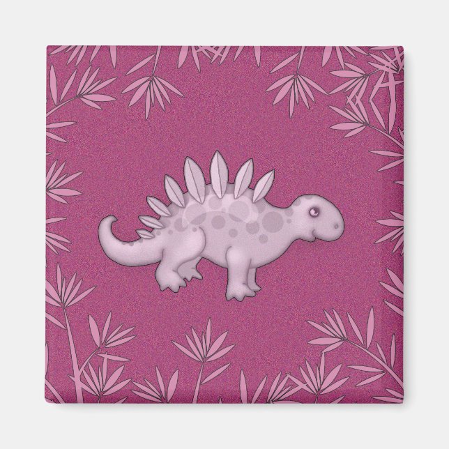 Cute Little Dinosaur Magnet (Front)
