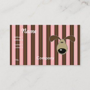 Cute Little Doggy Face Business Card