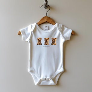 Cute Little Dogs  Baby Bodysuit