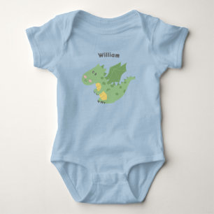 Cute little dragon baby bodysuit