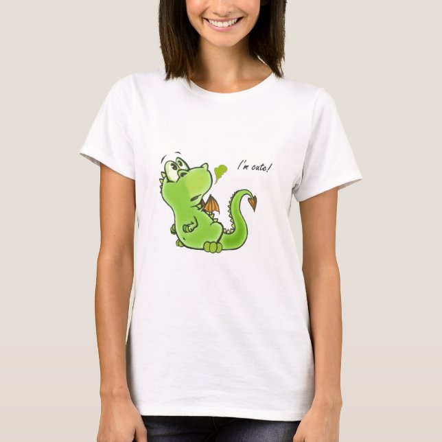 Cute Little Dragon!! T-Shirt (Front)