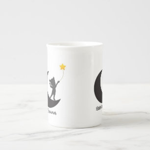 Cute Little Dreamer Moon & Star Kids Mug