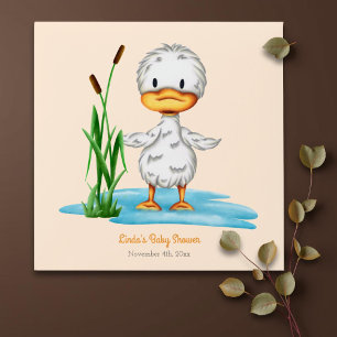 Cute Little Duck Baby Shower Photography CD Sleeve Envelope