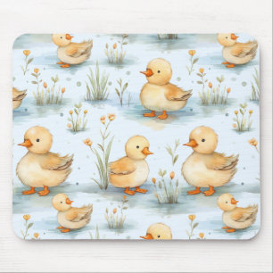 Cute Little Duckling Pattern Mouse Mat