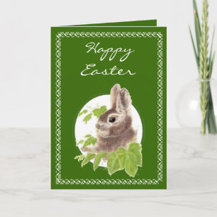 Cute Little Easter Bunny for Someone Special Holiday Card