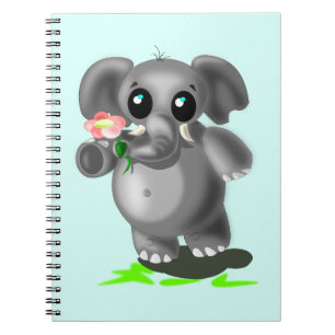 Cute Little Elephant Notebook