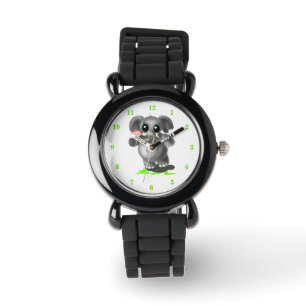 Cute Little Elephant with Flower - Love Watch