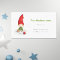Cute little elf working making toys Business Card