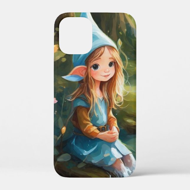 Cute little elve in the river Case-Mate iPhone case (Back)