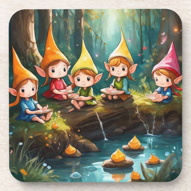 Cute little elves in the river coaster (Front)