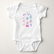 Cute little explorer baby bodysuit