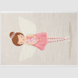 Cute Little Fairy Angel Decoupage Tissue Paper