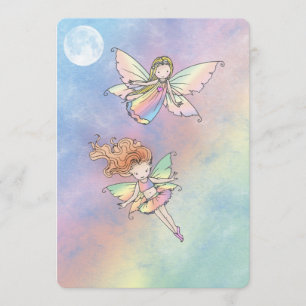 Cute Little Fairy Birthday Party Invite for Girls