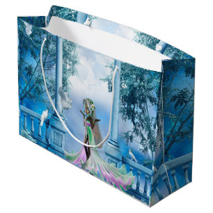 Cute little fairy large gift bag