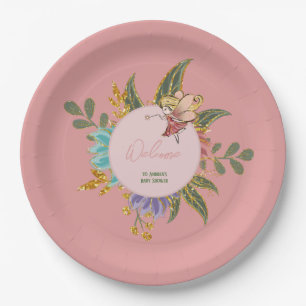 Cute Little Fairy Wonderland Magical Woodland Paper Plate