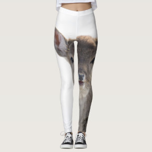 Cute little Fawn 2 #animal #art Leggings