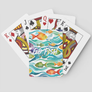 Cute little fishes. Go Fish! Playing Cards