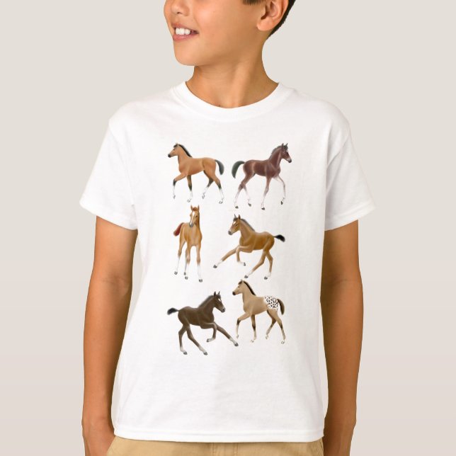 Cute Little Foals T-Shirt (Front)