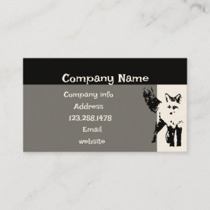 Cute Little Fox Animal Nature  Art Business Card