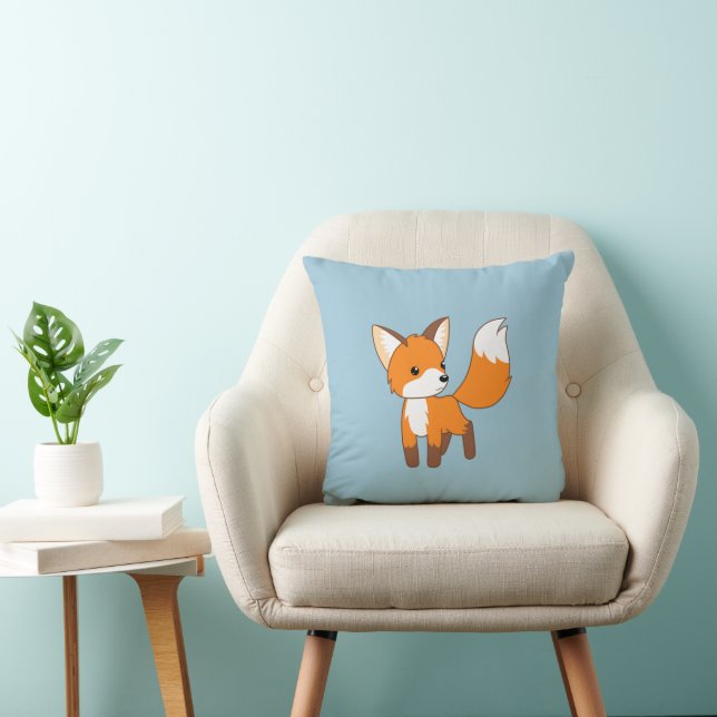Cute Little Fox Cushion (Chair)