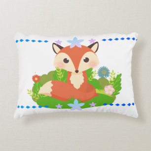 Cute Little Fox Decorative Cushion