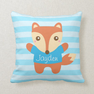 Cute Little Fox for Kids Room Cushion