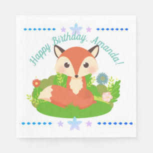 Cute Little Fox Napkin