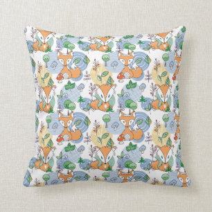 Cute Little Fox Pattern Cushion