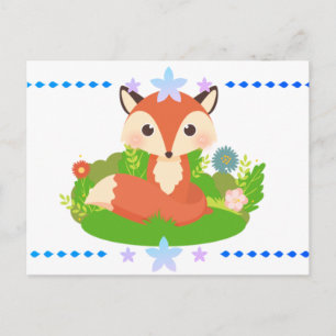 Cute Little Fox Postcard