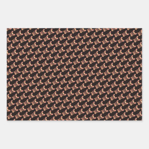 Cute Little French Bulldog Pet Dog Animal Wrapping Paper Sheet