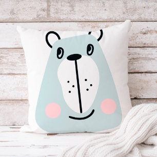 Cute little funny bear cushion