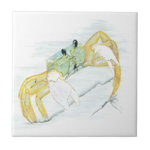 Cute Little Ghost Crab Tile