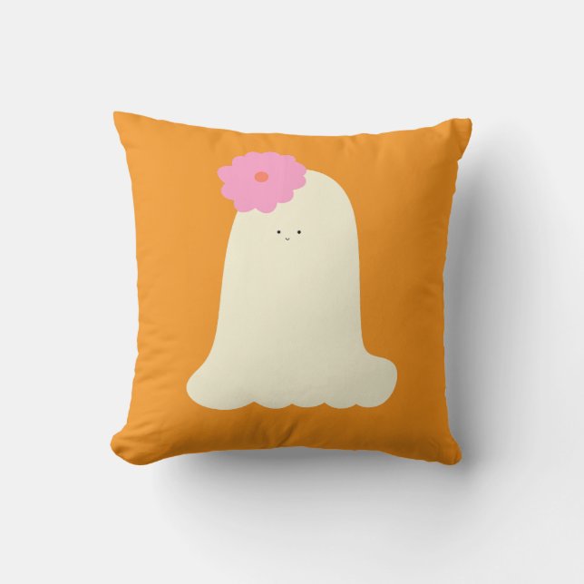 Cute little ghost Halloween Cushion (Front)