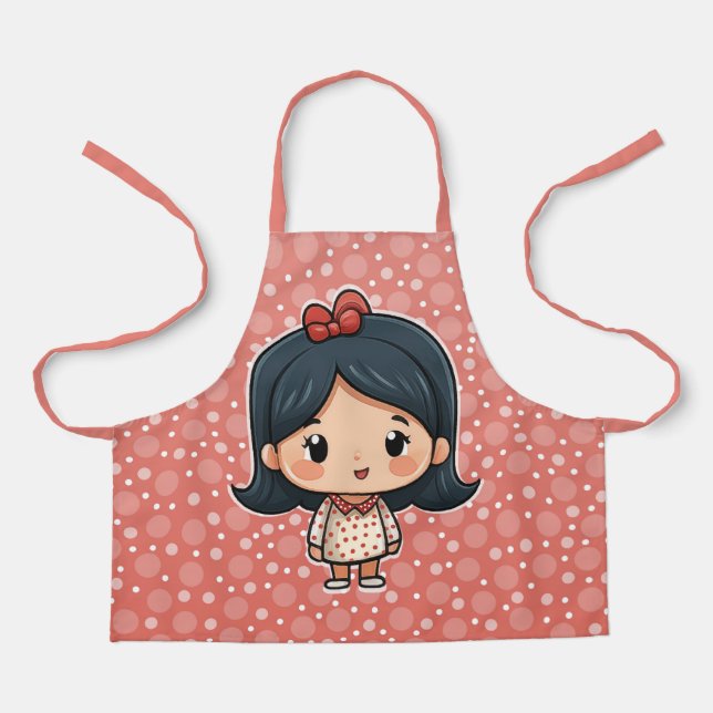 Cute little girl apron (Front)
