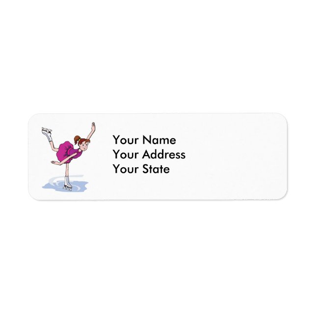 cute little girl figure skater spinning (Front)