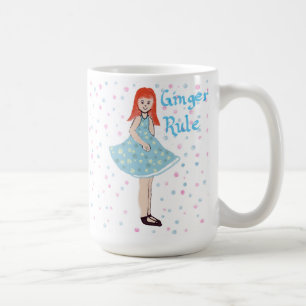 Cute Little Girl "Ginger's Rule" Mug