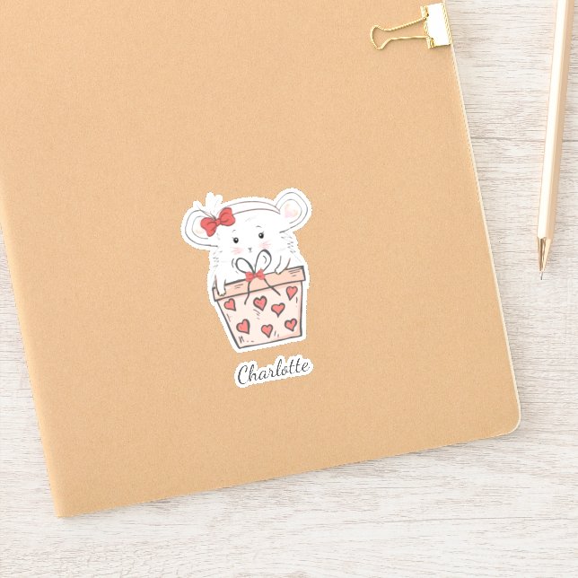 Cute Little Girl Hamster Trendy (Notebook)