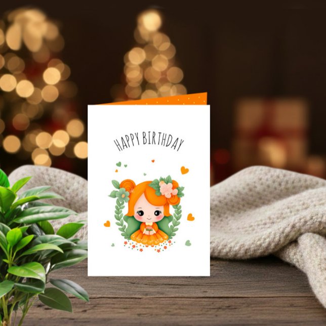 Cute little girl holiday card (Creator Uploaded)