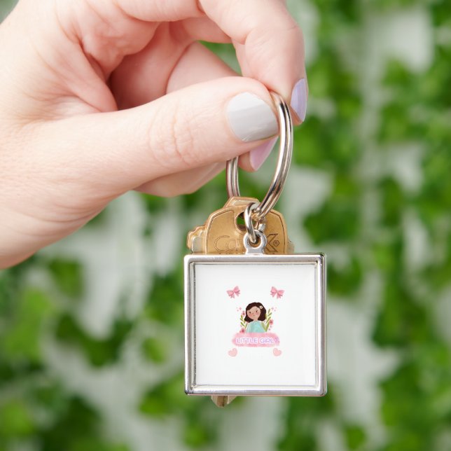 Cute Little Girl keychain (Hand)