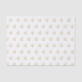 Cute Little Golden Honey Bee White Tissue Paper