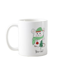 Cute Little Hamster Merry Christmas