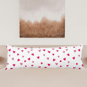 Cute little hearts Valentine's Day Body Cushion