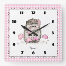 Cute Little Hedgehog Custom Pink