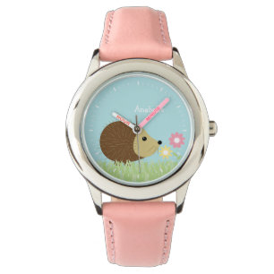 Cute Little Hedgehog Personalised Watch