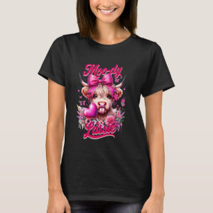 Cute Little 'Highlands Cow' s Sassy 'Moo dy Lassie T-Shirt