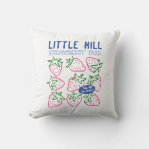 Cute Little Hill Strawberry Farm Art Cushion