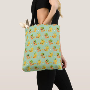 CUTE LITTLE IRISH CELTIC KITTY CATS TOTE BAG