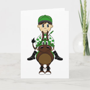 Cute Little Jockey Card