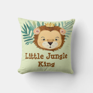 Cute Little Jungle Lion Birthday Cushion