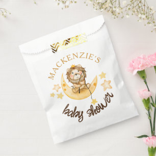 Cute Little King Safari Lion Moon Baby Shower Boy Favour Bags